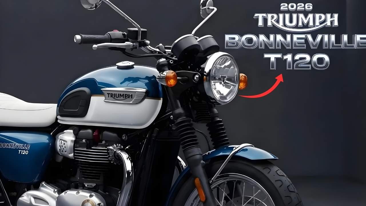 2026 Triumph Bonneville T120 Launched with Refined Engine and Smart Features